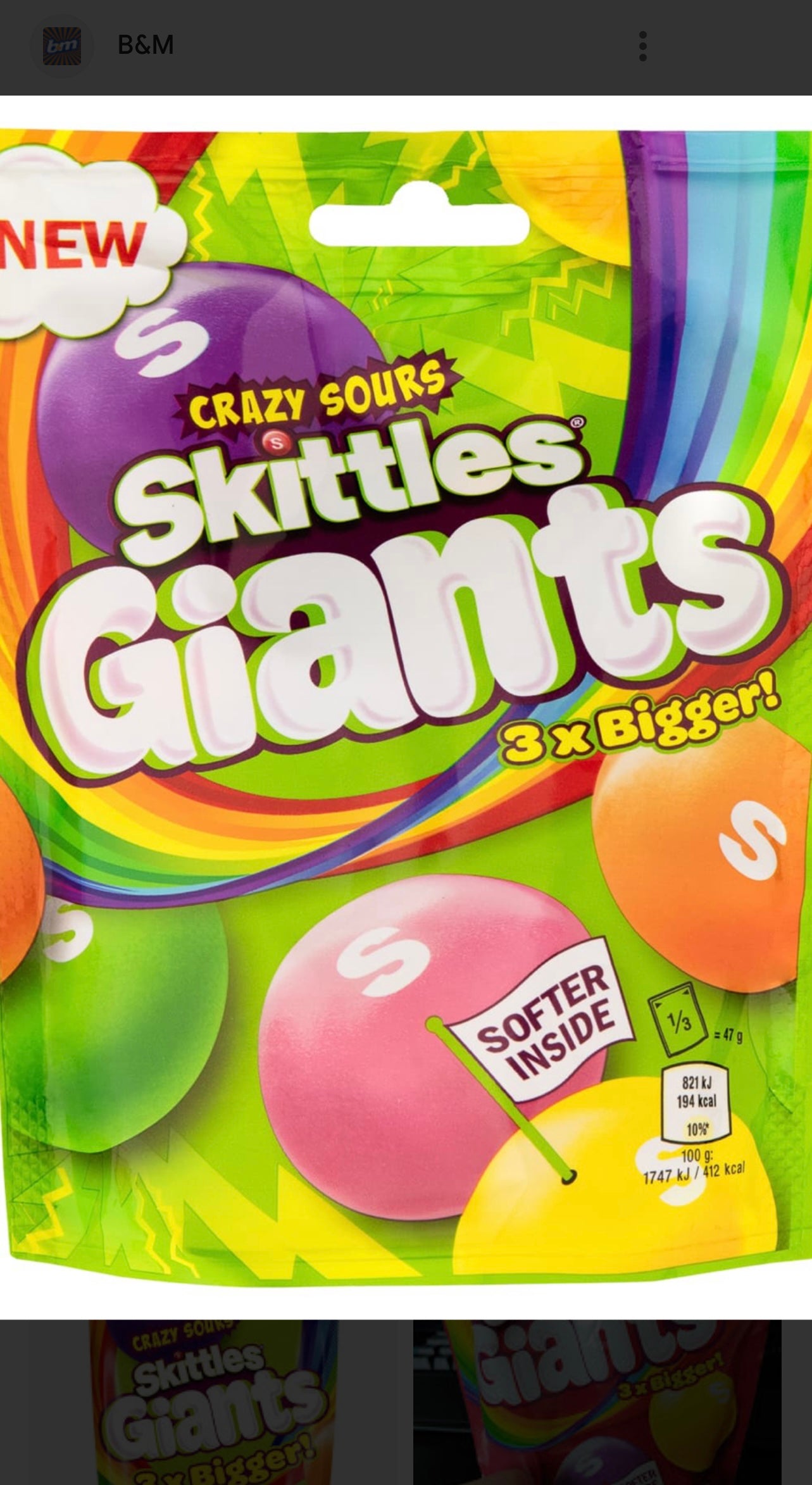 Skittles Giant Crazy Sour 🇬🇧