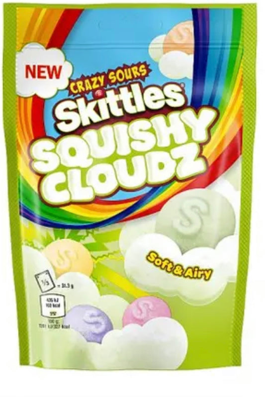 Skittles Squishy Cloudz Crazy Sour 🇬🇧