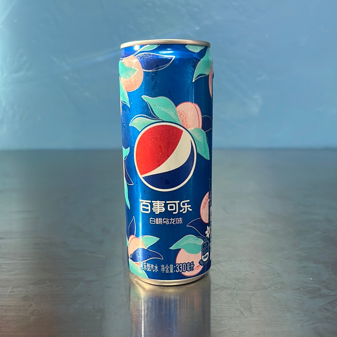 Pepsi Oolong White Peach Can 🇨🇳