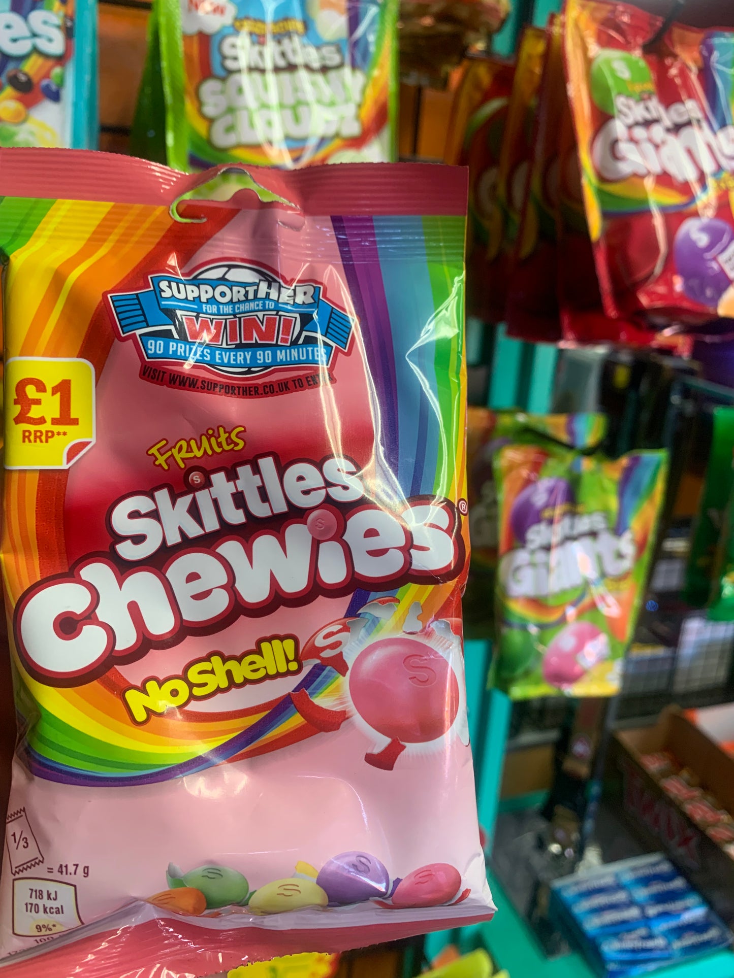 Skittles No Shell Chewies 🇬🇧
