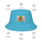Snack Bizarre Blue Reversible bucket hat